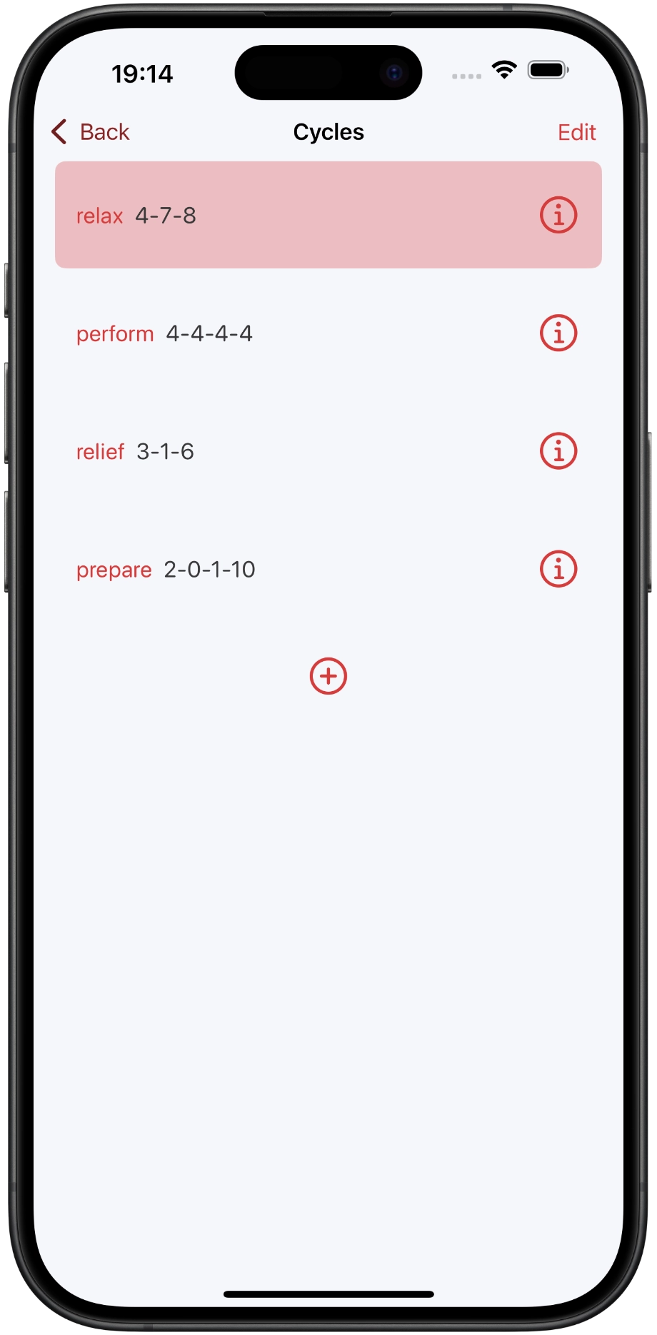 synappro breathe breathing cycles